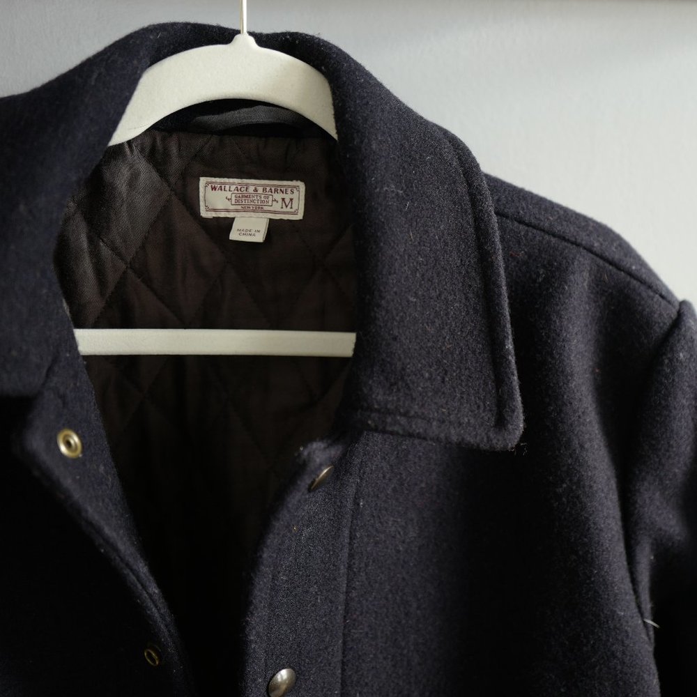 JCREW Wallace and Barnes Varsity Jacket